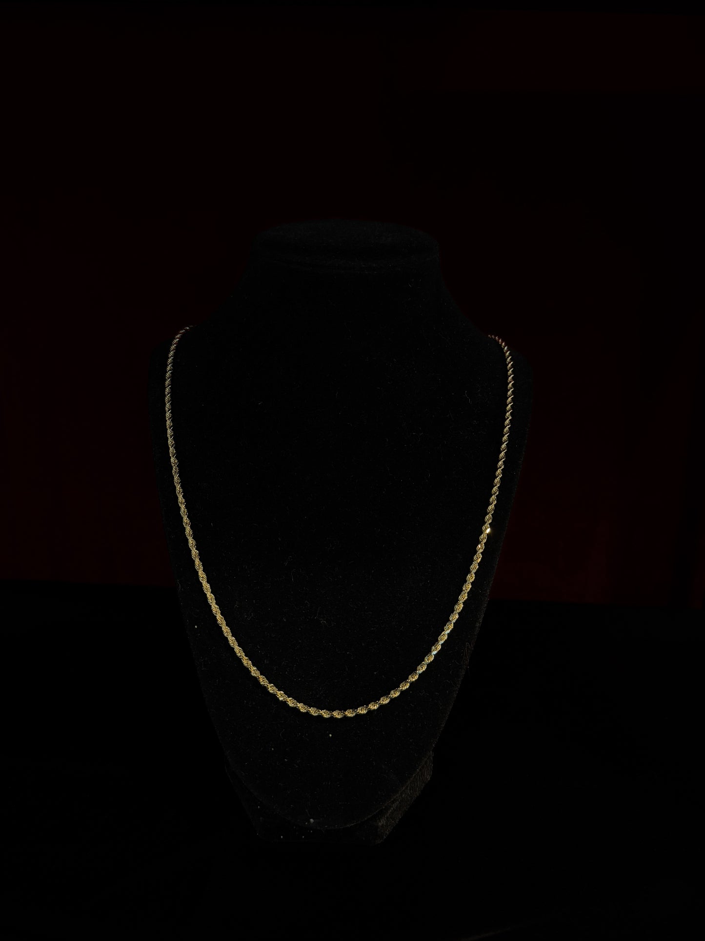 14K GOLD ROPE CHAIN (3 MM)